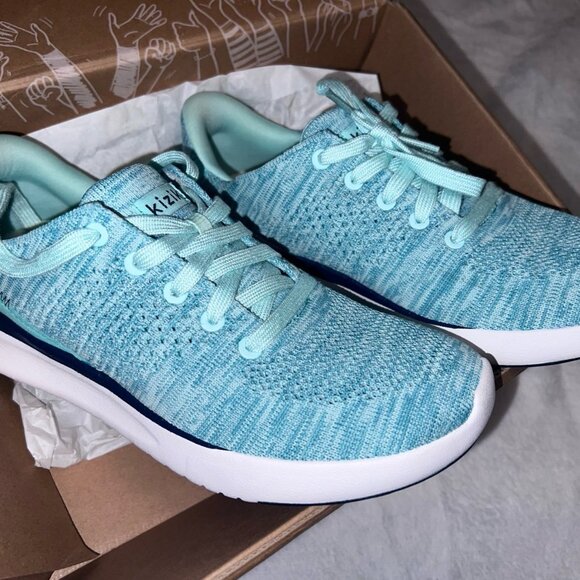 Kizik Lima Women's Size 7 Mint Green Hands Free Slip On Sneakers Shoes - Picture 3 of 7